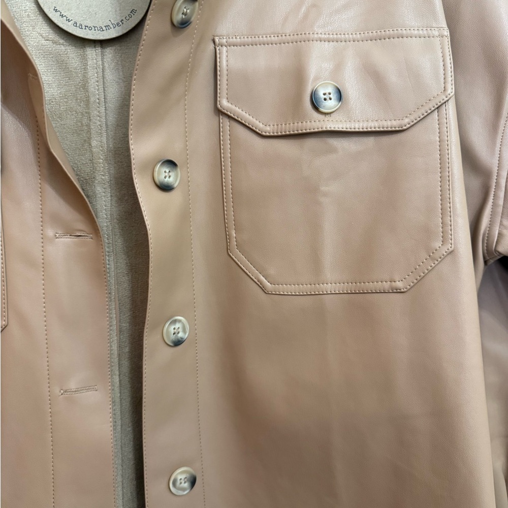 Leather Shacket - Picture 3 of 5